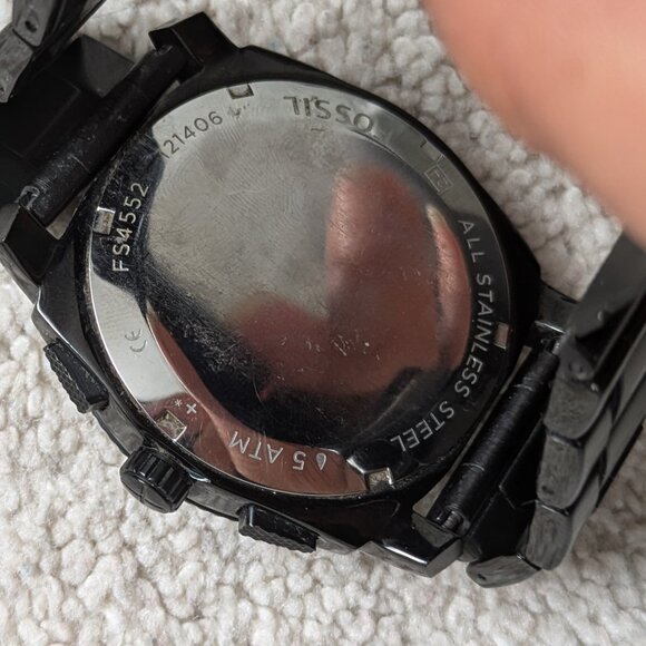 Fossil Dress Collection Chronograph Black Dial Men's Watch FS4552 - Picture 5 of 5